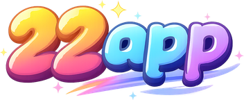 22 app নীল প্রযুক্তি লোগো